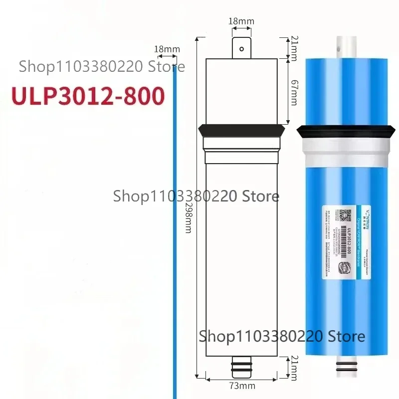 2pcs 800 gpd Original NSF vontron reverse osmosis filter Reverse Osmosis ULP 3012-800G RO Membrane kitchen water purifier parts