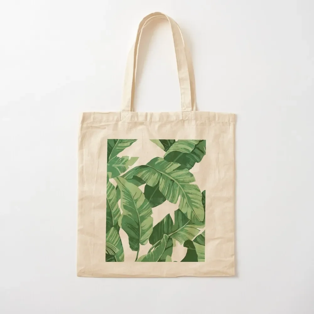 

Tropical banana leaves II Tote Bag tote canvas Gift bags Shopper woman