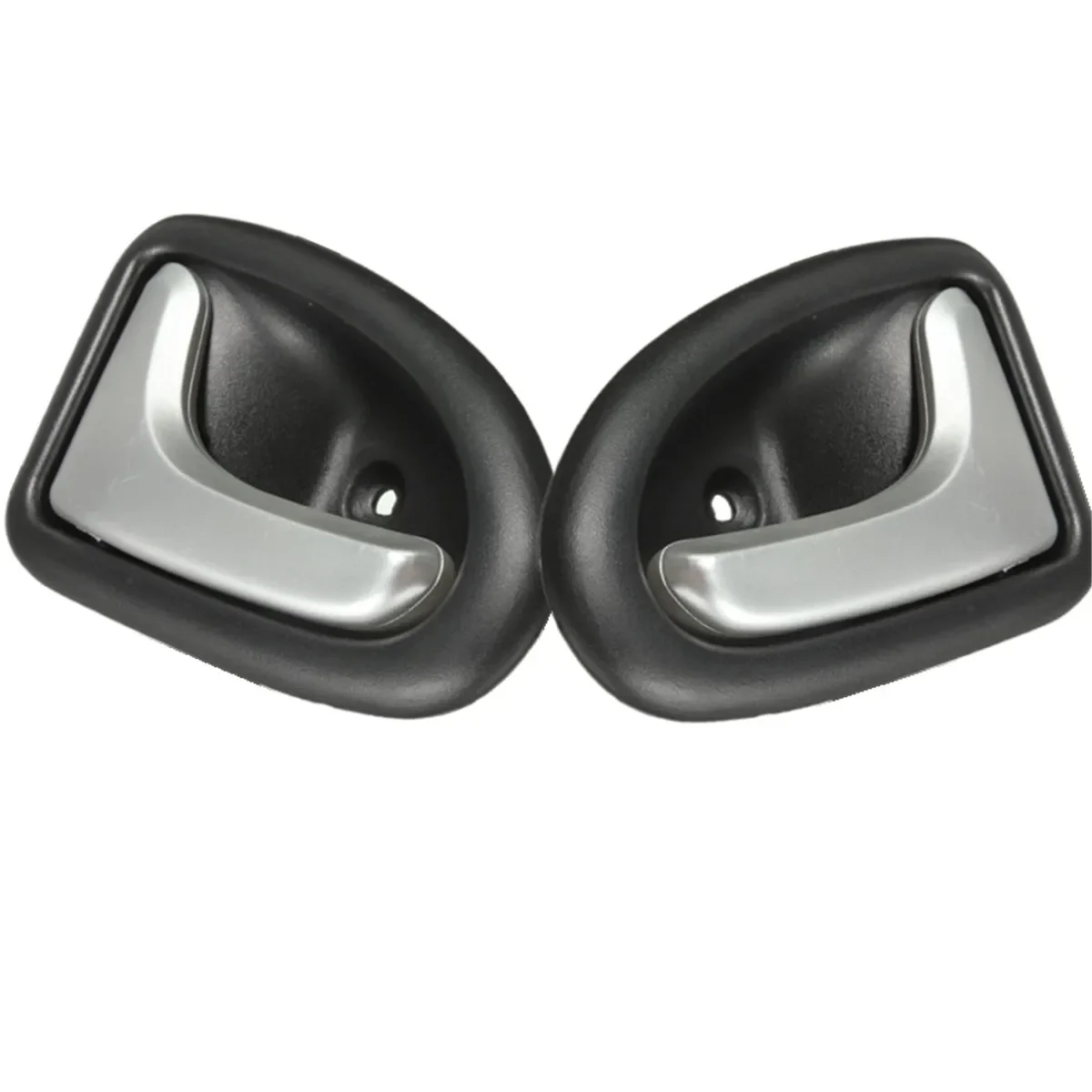 Black Chrome Pair Left or Right Car Cable Type Interior Door Handle For Renault for Clio 2000-2009 2/3-4/5 Doors