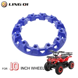 10-inch ATV Wheel Trim Hub Protection Decor Rim Cap Universal For All Vehicle Terrain Plastic Cover 10 inch Tires 7 colors Moto