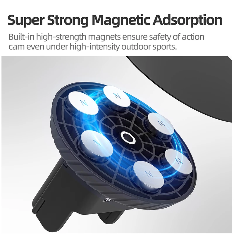 درابزين السيارة جبل ل DJI Osmo Pocket 3 قوس مغناطيسي قاعدة سطح المكتب الثابتة عدم الانزلاق مدونة فيديو اطلاق النار الملحقات