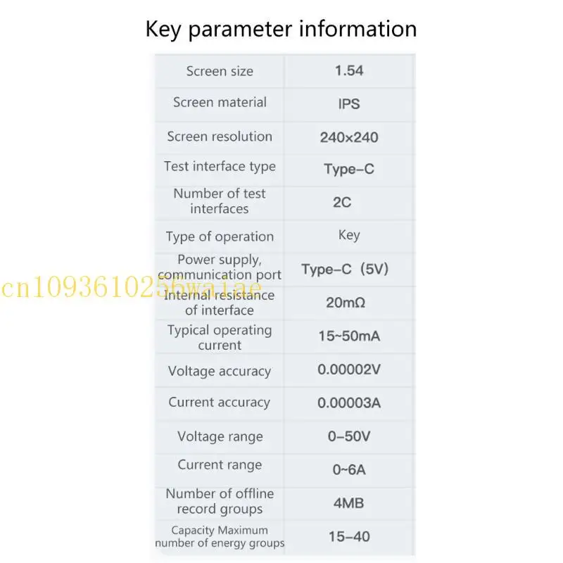 652F POWER Z Type C KM003C Fast Charging Tester Motherboard Repair Digital Voltmeter & Ammeter Meter Detector