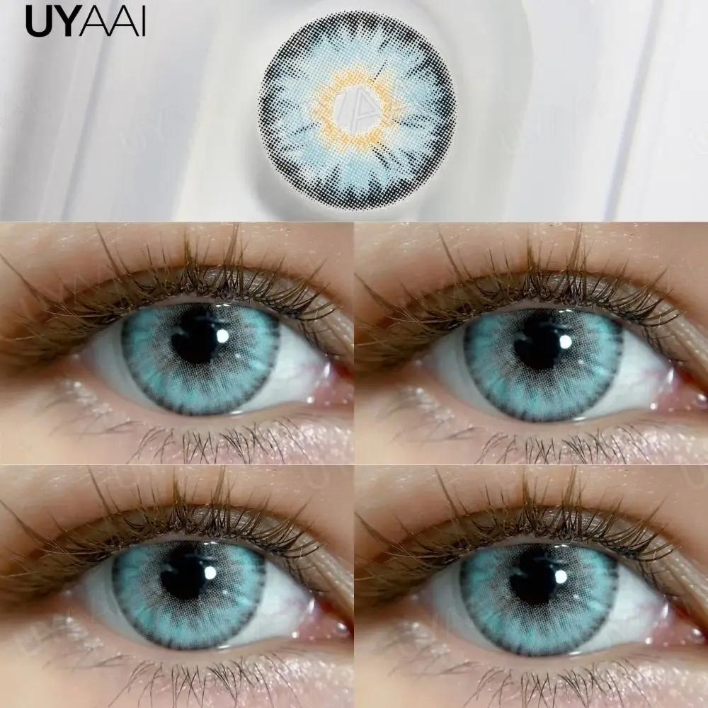 UYAAI NEUE Farbige Kontaktlinsen Beauty Blue Colorcon PATTAYA Serie Natürliche Braune Linsen Kosmetische Colorcon Beauty Soft Green Pupillenlinsen – Detail 7