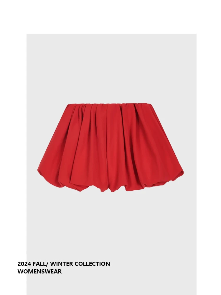 

Forever 21 Vintage Rose Print Puffy Shorts Women's Summer Style Flower Bud Flared Skirt Large Size Pear Shape Fit Pants