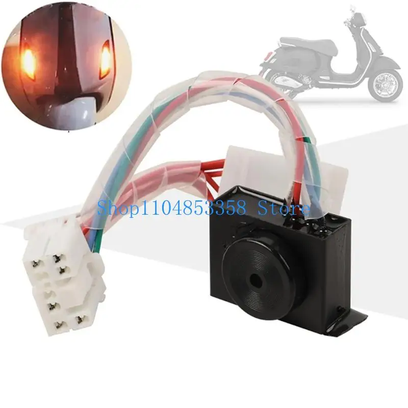 

652F Turn Flasher Light Switches Relays Double Flash Warning Function Controller For GTS300, GTS125 2023-2024, GTV300