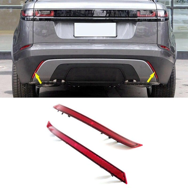 Automotive Rear Bumper Reflector Bumper Reflector Strip For Range Rover Velar L560 2017-2023 LR093435 LR093436