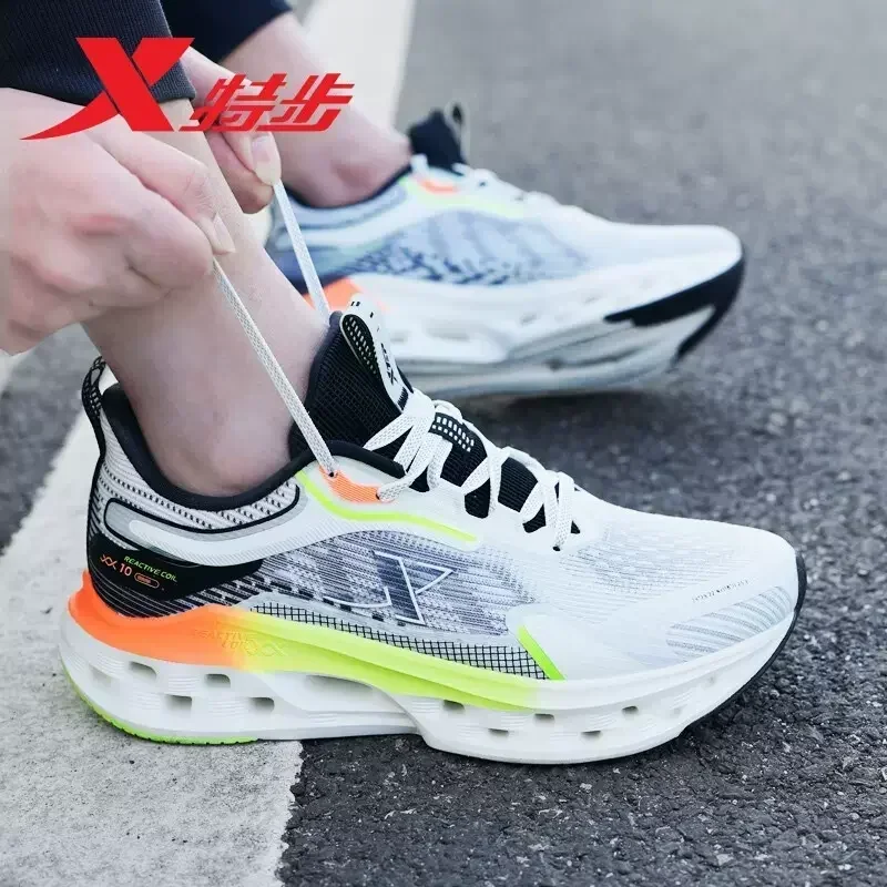 Xtep shock-absorbing spin 10 running shoes men's summer fashion running shoes shock-absorbing rebound sports shoes breathable