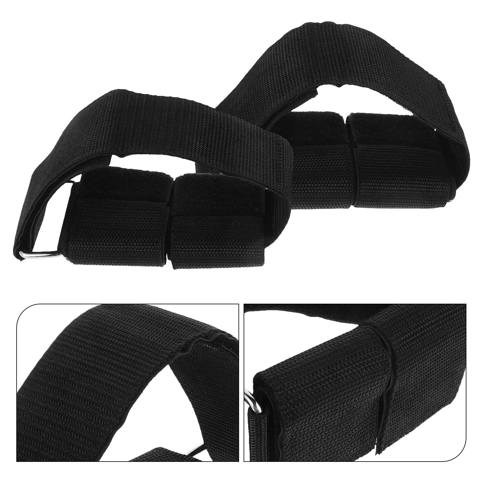 

1 Pair Adjustable Dumbbell Foot Straps Ankle Bands For Weight Lifting Leg Curl Attachment Leg Extension Workout Accessory Feet