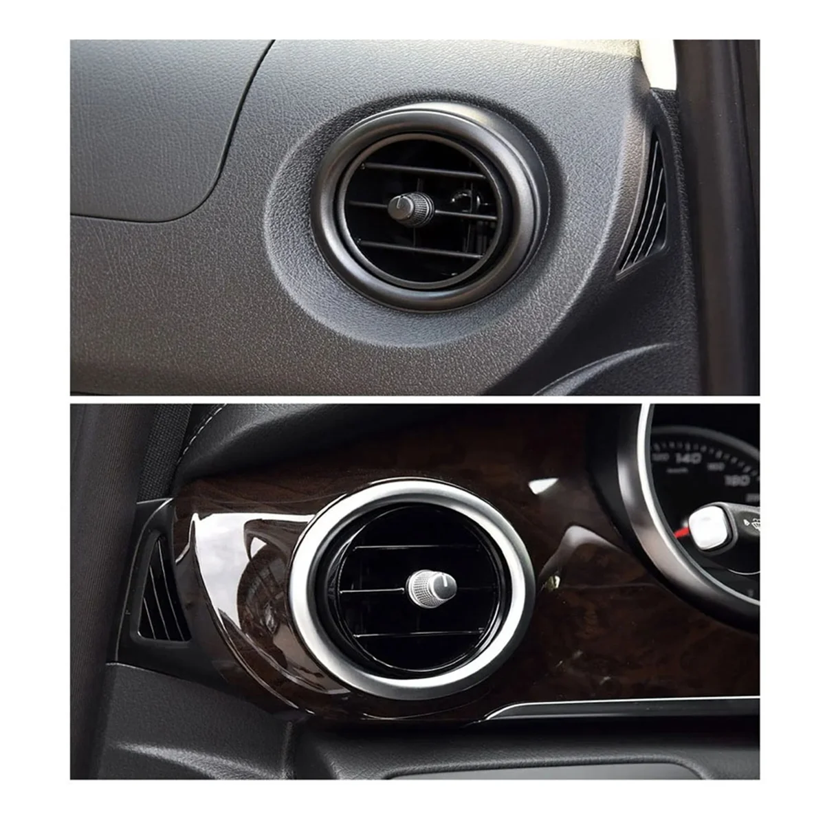 1 ชิ้น AC Vent Grille เครื่องปรับอากาศชัตเตอร์สําหรับ Mercedes Benz W447 W448 Vito V Class V260 2016-2019 4478301401   เงิน—L49A