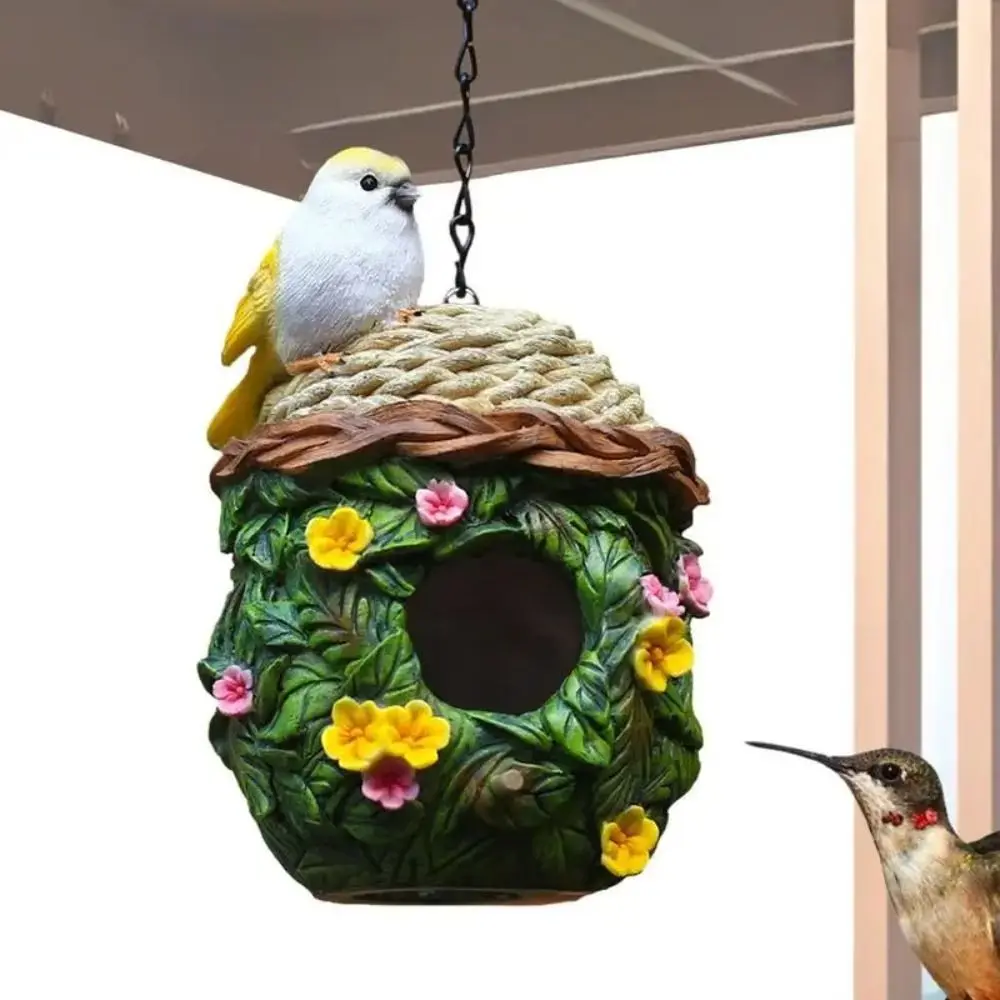 

Craft Accessories Weatherproof Bird Houses Cute Garden Hatching Breeding House Nest DIY Durable Birds Nest