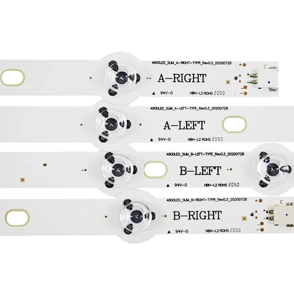 LED 백라이트 바 스트립, 48S3653DB, 48U7653DB, TX-48CX350B TX-48CX400E, TX-48CX400B VES480QNSS-3D-U01, U02, U03 용, 480DLED_SLIM