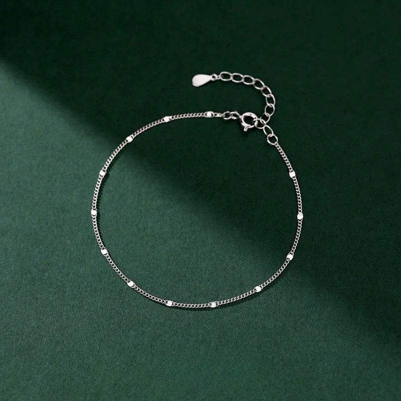 Adjustable Anklet for Women in 925 Silver