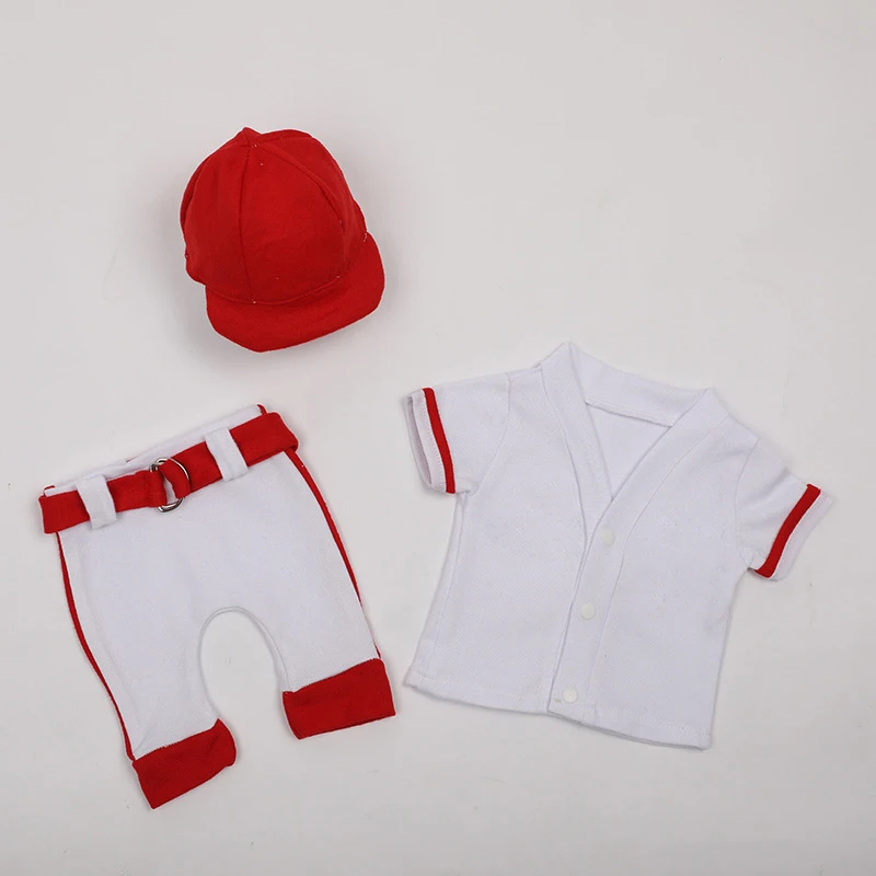 ❤️Newborn Photography Clothing Hat+Top+Pants+Baseball Props 4Pcs/set Studio Baby Photo Accessories Clothes Outfits Fotografia image 3