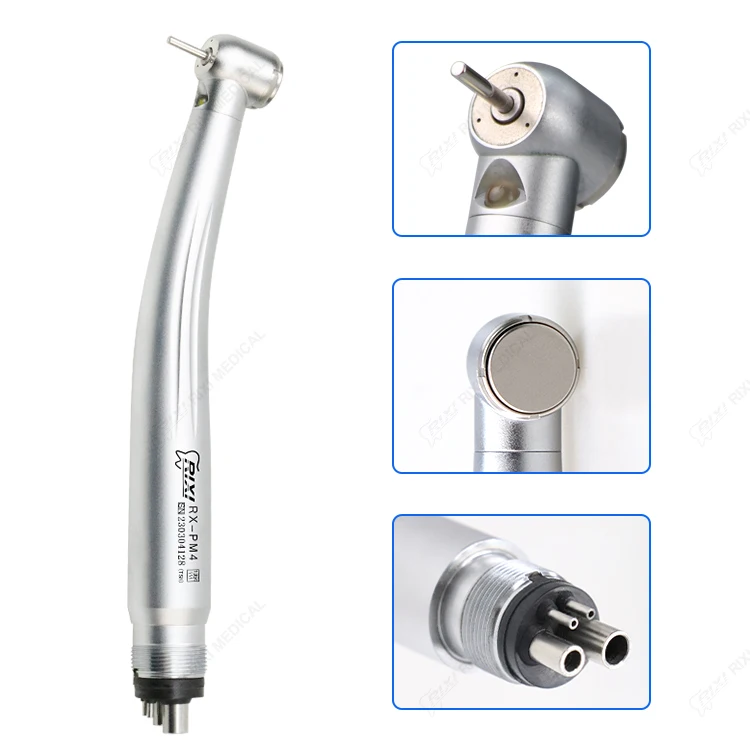 High Speed Handpiece dent al RIXI Brand dent al Turbine  LED dent al High Speed h andpieces