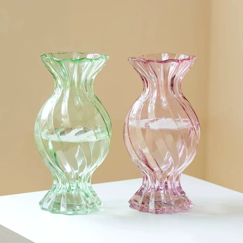 European Simple Glass Vase Living Room Home Study Decoration Maison Jarrones Room Decor Floreros Altos تحف كبيره للمنزل 2026