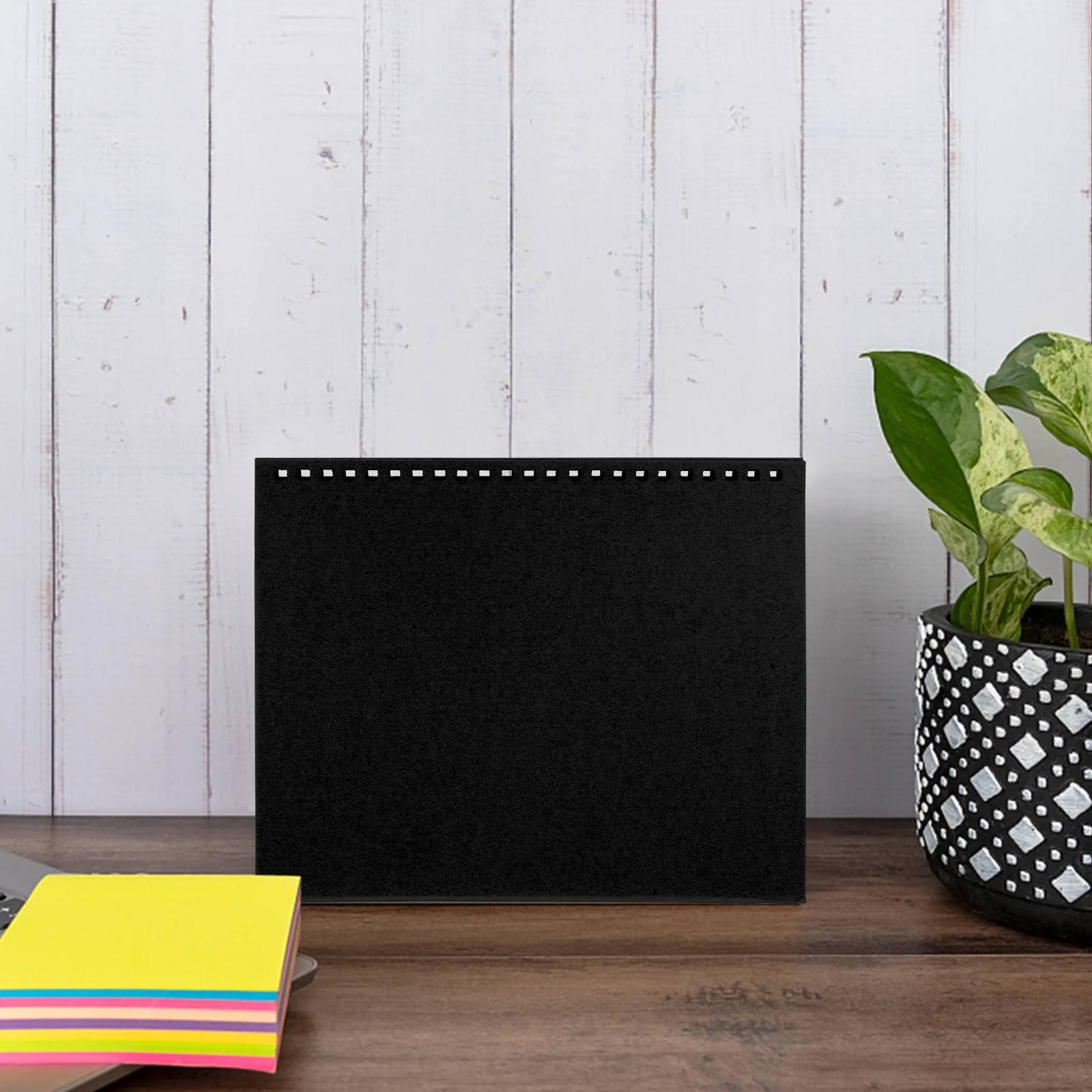 12 Buah Alas Kalender Meja Kosong Kertas Iridescent Perlengkapan Pembuatan DIY Rak Desktop Serbaguna Untuk Dekorasi Proyek Kerajinan