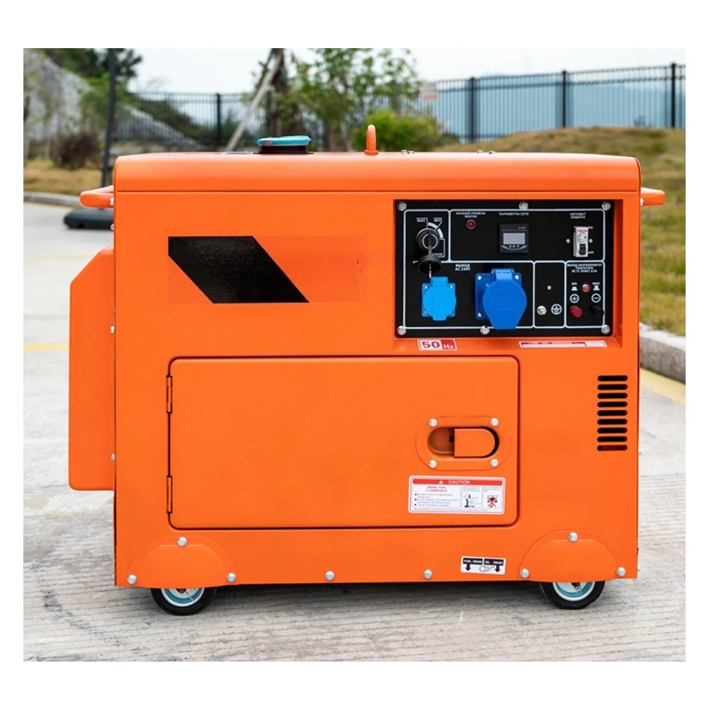 

Бесшумный генератор открытого типа 8 кВт, 8 кВА, 10 кВА, 3-фазный, с автоматическим и дистанционным запуском, АВР