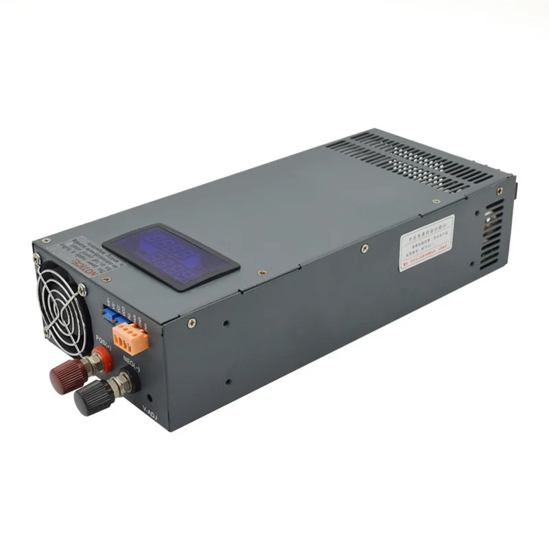 1000W 1500W 2000W ac-dc Switching power supply voltage and current adjustable 12V 24V 36V 48V 70V 350V with displayer CC CV PSU