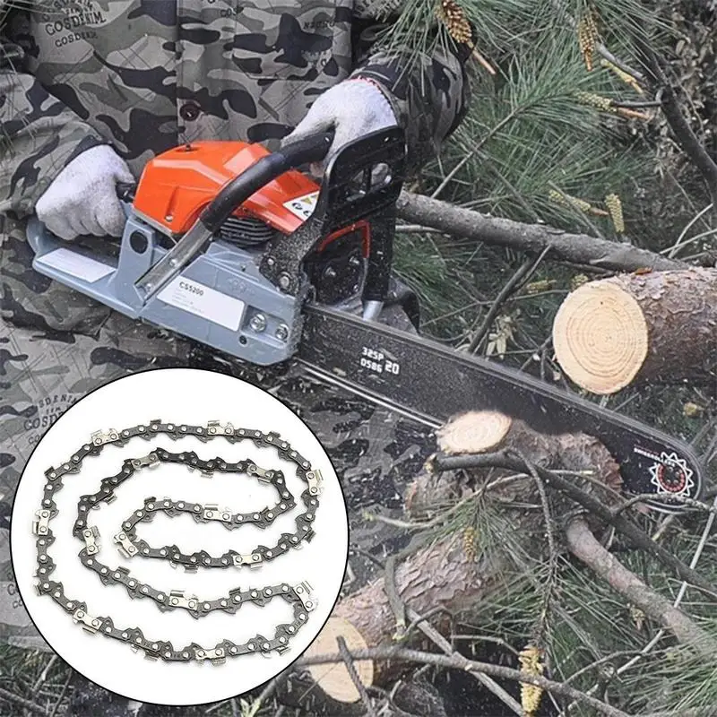 16 Inch Metal Chainsaw Chains, Electric Saw and Wood Cutting Equipment Spare Parts