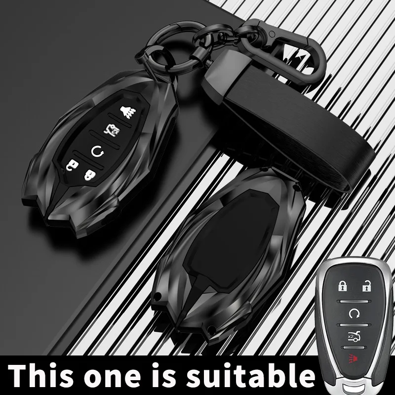 Para Chevrolet Chevy Malibu Camaro Cruze Traverse Sonic Volt Bolt Equinox 4/5 botones funda para llave de coche llavero