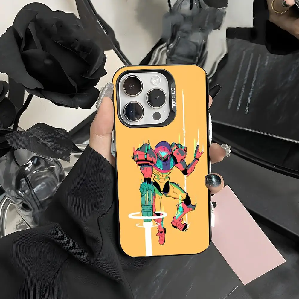 Game - M-Metroid P-Prime 4 Phone Case For IPhone 17 16 15 14 13 Pro Max Air Matte Laser Metallic Aurora Luxury Matte Cover view 6