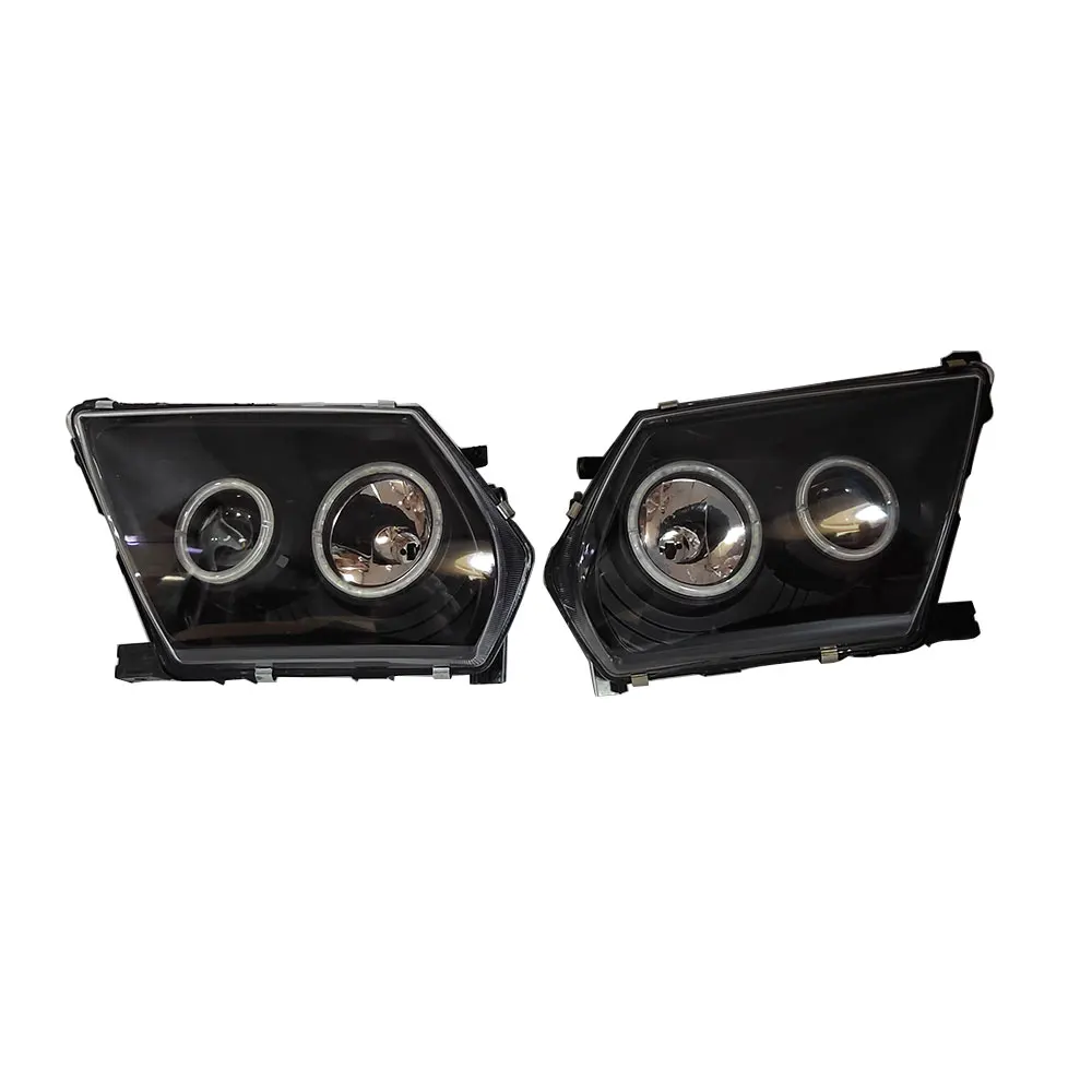 A Pair Car Headlights With Led Aperture Lens For PATROL SAFARI Y61 2001 2002 Daytime Running Lights