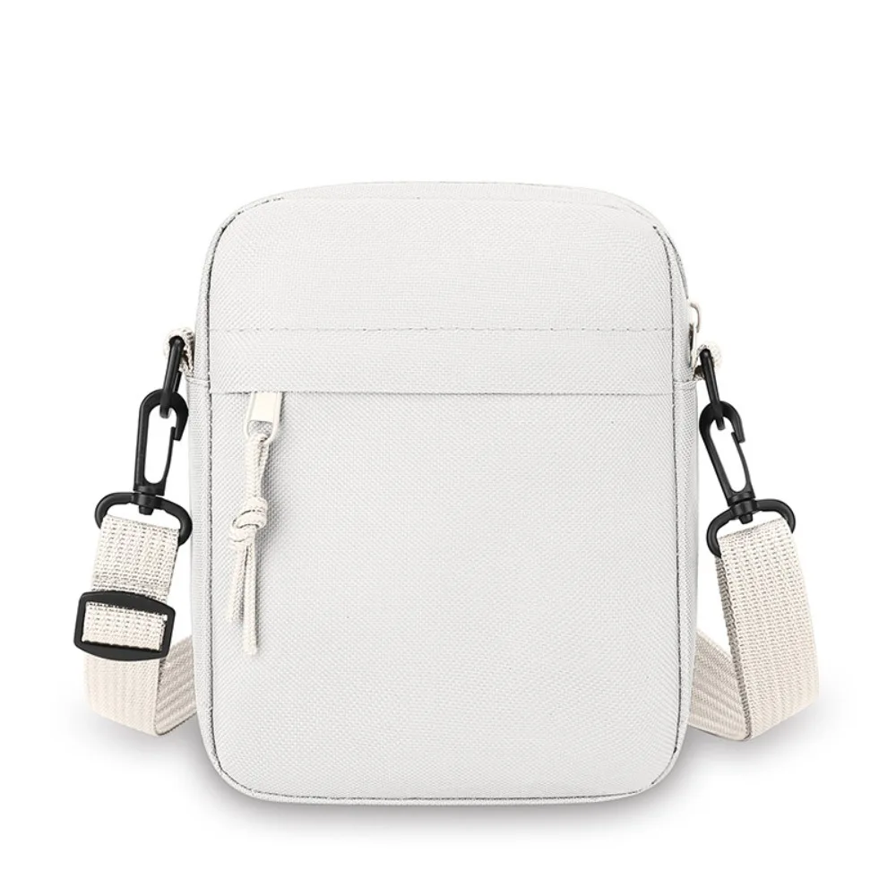 

High Quality Oxford Cloth Crossbody Bags Black White Khaki Long Shoulder Strap Shoulder Bag Minimalists Tote Bag Men Women