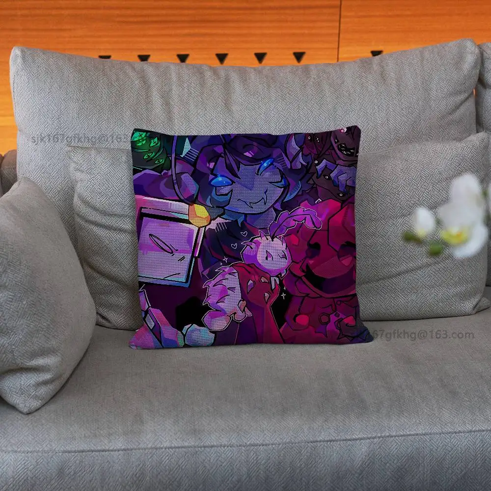 P-Pressure Sebastian Solace Pillow Case Anti-dustmite Pillowcase Invisible zipper silky short plush Sofa cushion cover