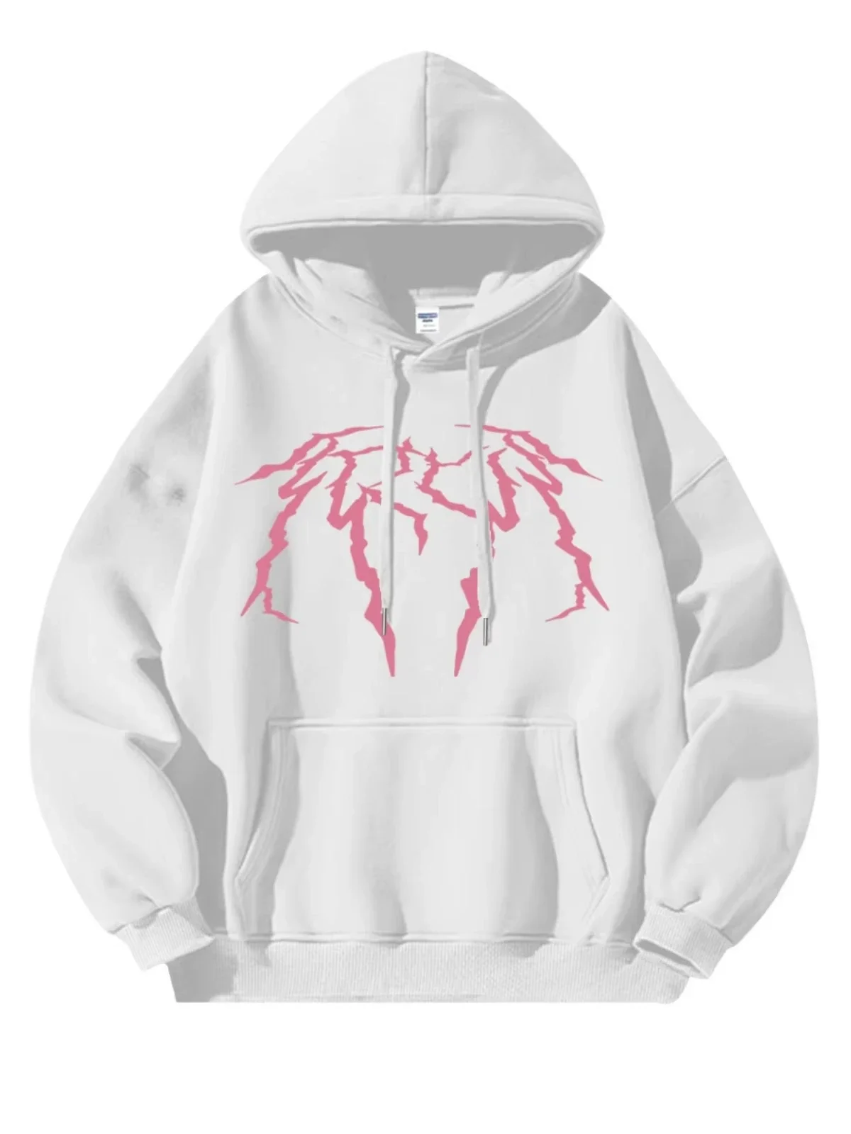 الاتجاه الأمريكي فلاش طباعة مقنعين البلوز Men_women الخريف الشتاء الرياضة اليومية الشارع عادية فضفاض تنوعا بأكمام طويلة