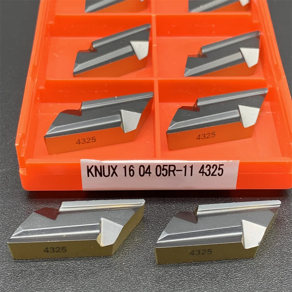 KNUX160405R-11 4325 High Quality Carbide Inserts Turning Metal lathe tool KNUX160405L-11 4325 Milling insert  KNUX160405