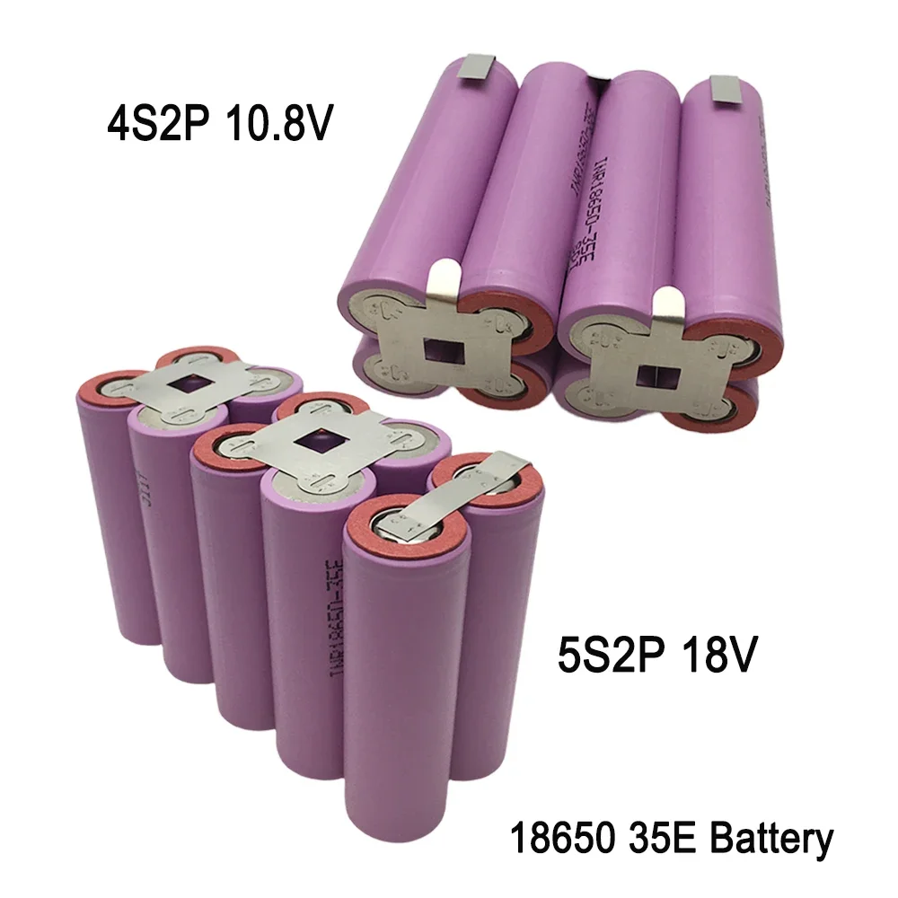 18650 MJ1/35E 7000mAh 20 แอมป์ 2S 3S 4S/5S2P,7.4V 10.8V 14.8V 18V สําหรับรถไฟแบตเตอรี่ Lassen แบตเตอรี่