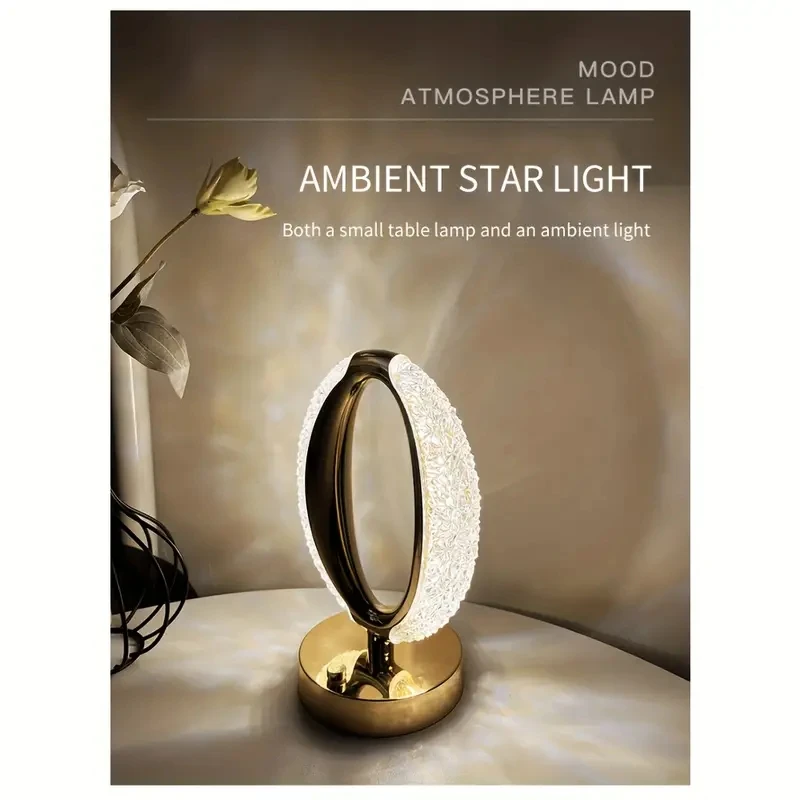 Recarregável LED sem fio Desk Light com Touch Sensor, Night Light, adequado para várias cenas, 1, 3 cores