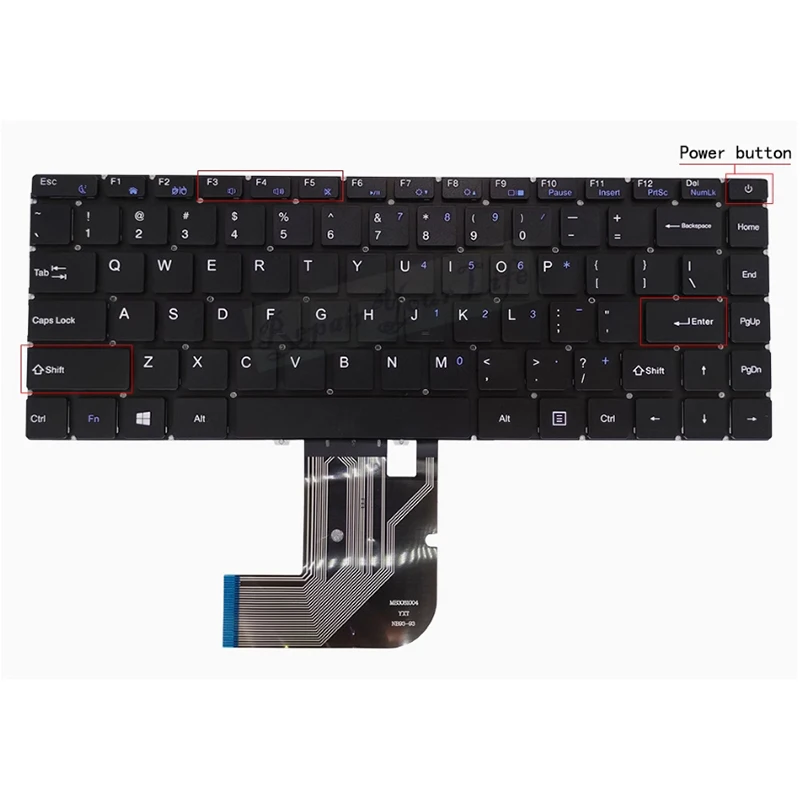 

US for MB3081001 MB3081004 YXT-NB93-93 PRIDE-K3913 Laptop Keyboard