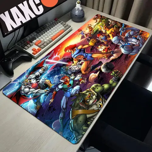Thundercats-alfombrilla de ratón para ordenador, tapete de escritorio grande Xxl para juegos de teclado, alfombrilla de ratón de velocidad