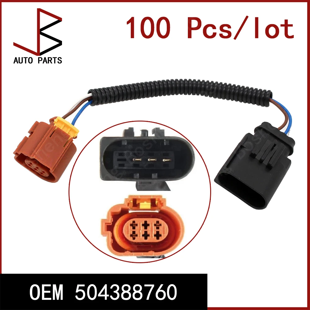 100 Pcs/lot New Air Supply Control Flap Adapter Cable for FIAT DUCATO Bus 2006- IVECO DAILY IV Bus 2006-2016 OEM 504388760
