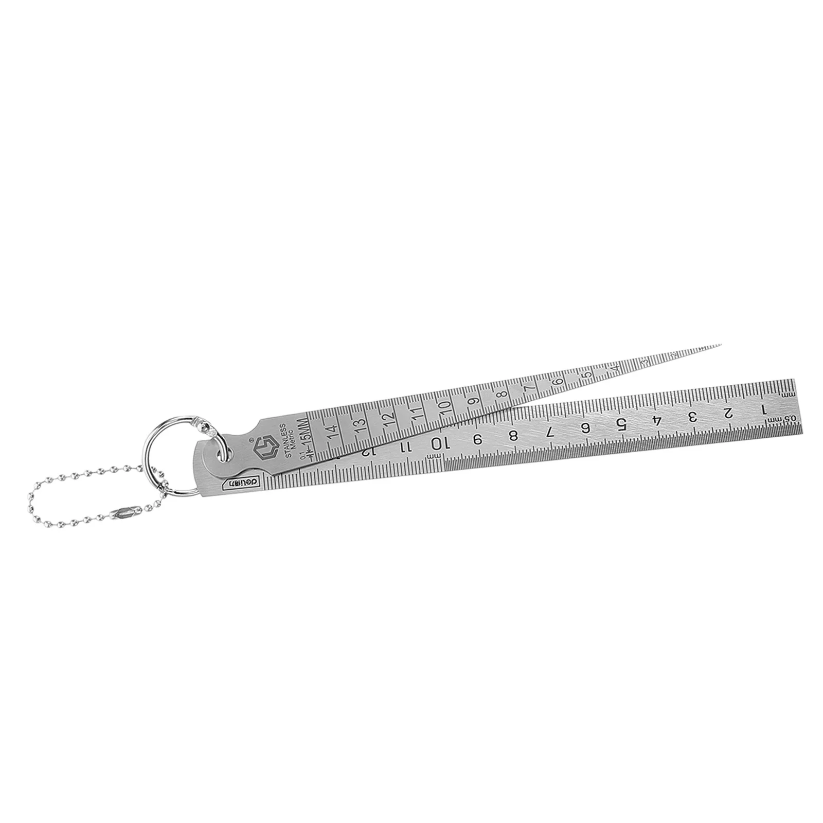 

Stainless Steel Multi Functional Car Gap Gauge Feeler Gauge for Measuring Bolt Sizes Wire Thickness Gaps Automotive Use Portable