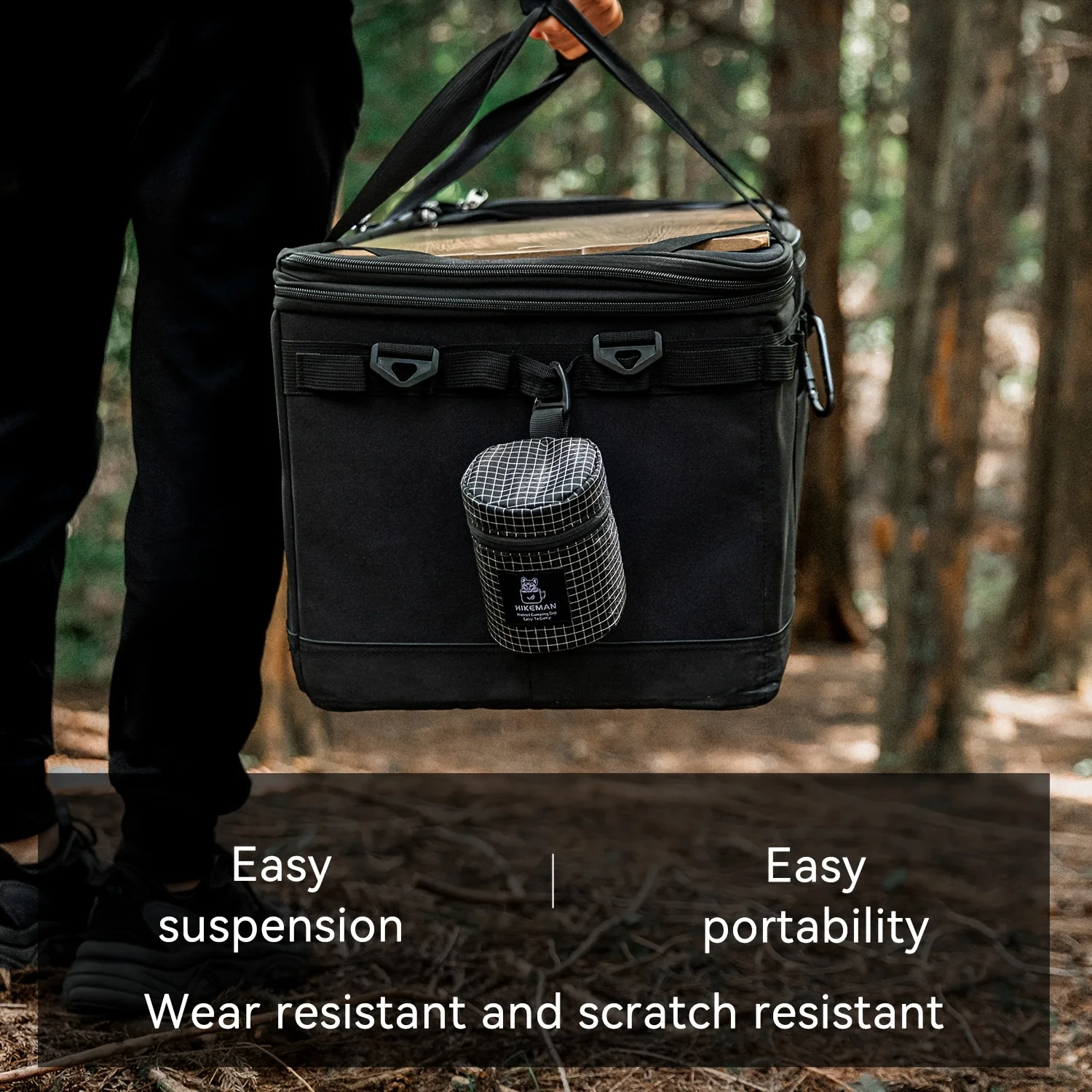 Titanium Cup Protective Storage Outdoor Wear Resistant Anti Collision Pouch Coffee Water Tea Set Camping Hiking Travel Sundries
