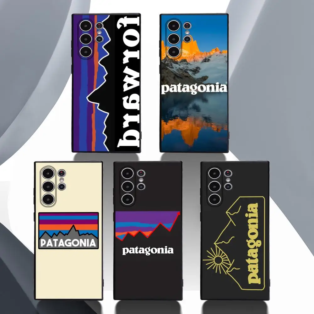 Funda de teléfono de lujo P-PatagoniaS para Samsung serie S, s20, s21, s22, s23, s24 FE Plus Ultra, TPU suave y agradable para la piel