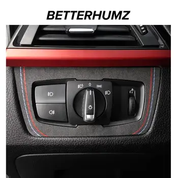 適用於BMW3系列4系列3GT F30 F32 F34汽車內裝換檔桿空調CD按鈕面板門扶手裝飾蓋貼紙 10 最佳銷售 BMWF30內裝 - №7