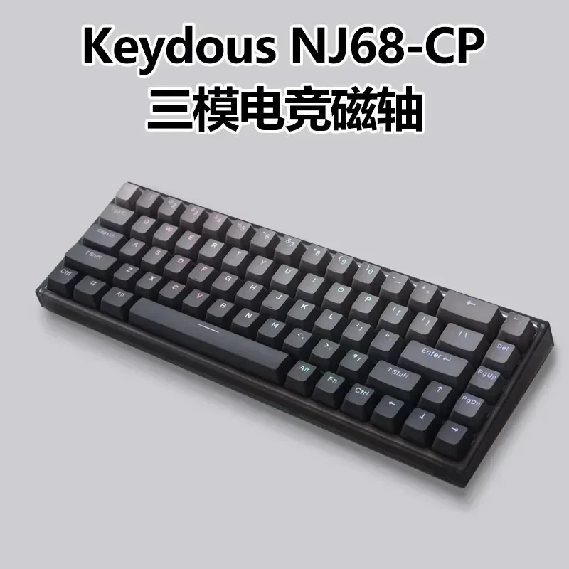 Keydous Nj68-Cp Gamer Mechanical Keyboard 3 Mode 2.4G Bluetooth Wireless Keyboard Magnetic Switch Hot Swap Gaming Keyboard Gifts