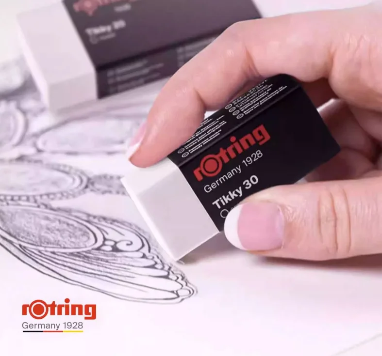 Zestaw ołówków automatycznych Rotring Tikky 0,5 mm z wkładami 2B i gumką, artykuły szkolne i biurowe dla uczniów — zdjęcie produktu 3