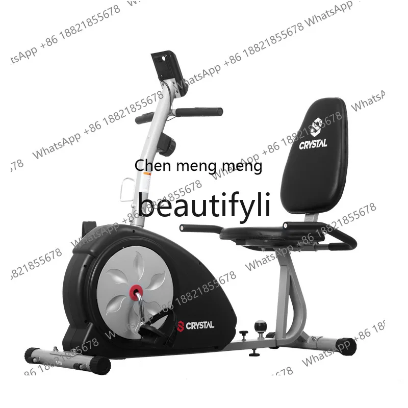 

Home Training Fitness Magnetic Control Recumbent Exercise Bike for Middle-aged and Elderly Rehabilitation Training with Backrest
