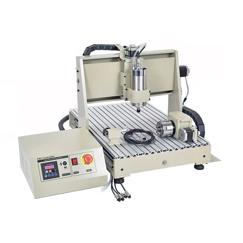 600mmx400mmx120mm on round object 4060 cutting 3D  engraving machine crystal