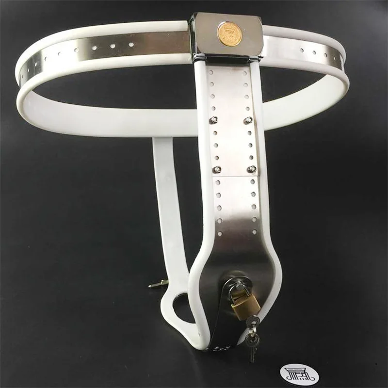 Female Chastity Belt Anal Plug+Vagina Plug Dildo Masturbator Strap On Pants Stainless Steel Bdsm Metal Sex Tools Chastity Device