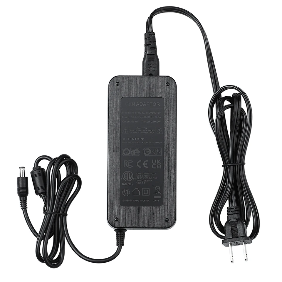 AIYIMA Verstärker GaN Netzteil 48V 5A Schalter Netzteil Stecker Für TPA3255 TAS5630 Sound AMP EU UNS AU UK AC100-240V – Detail 7