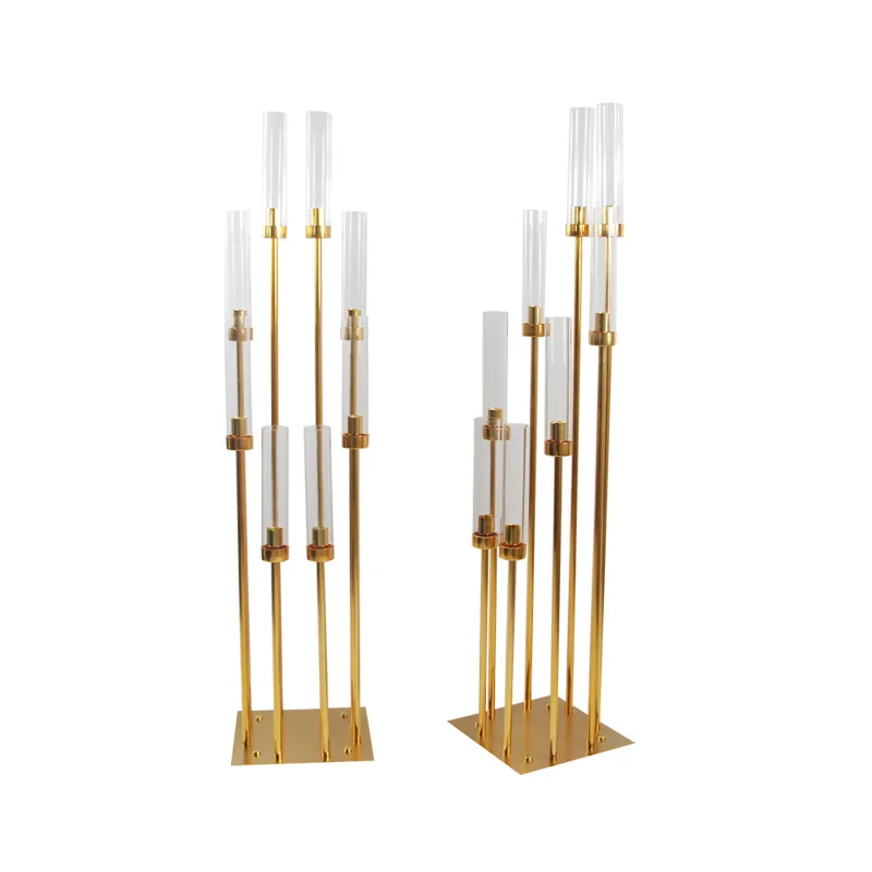 

Gold Candle Holders for Couples, Floor Candlestick, Wedding Centerpiece, Couples, Dating, Engagements, Room Lighting