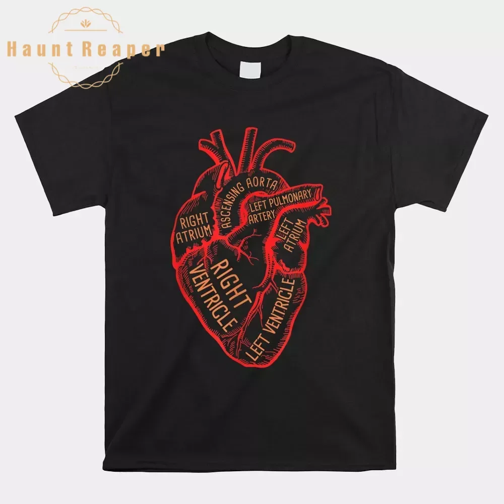 Haunt Reaper Men T Shirt Anatomical Heart Medical Hospital Personal Cardiologist Shirt New T-Shirt New Cool Tee Shirt