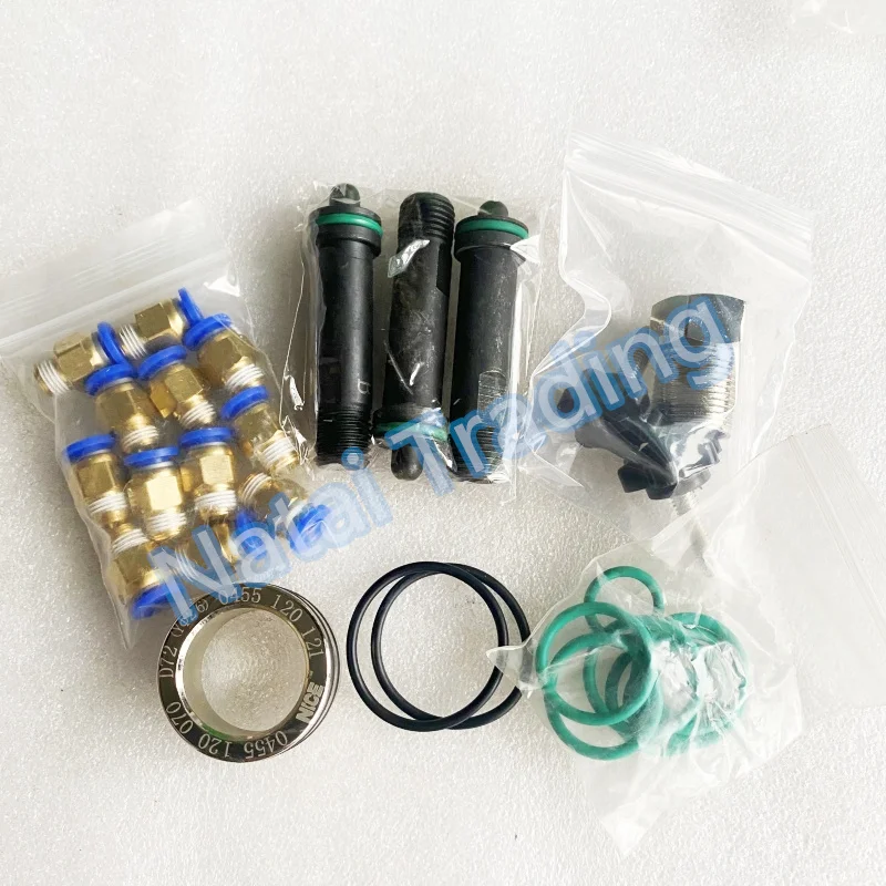 Common Rail Diesel Injector Clamp Wearing Part Sealing Ring Vulnerable Parts Oil Inlet Adaptor Fuel Nozzle Reapir Kits