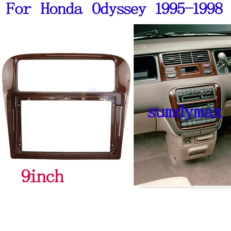 

Автомобильный аудио радиоприемник 2Din, адаптер рамки для Honda Odyssey 1995-1998 годов, 9-дюймовый DVD-плеер с большим экраном, монтажная панель, комплект рамки