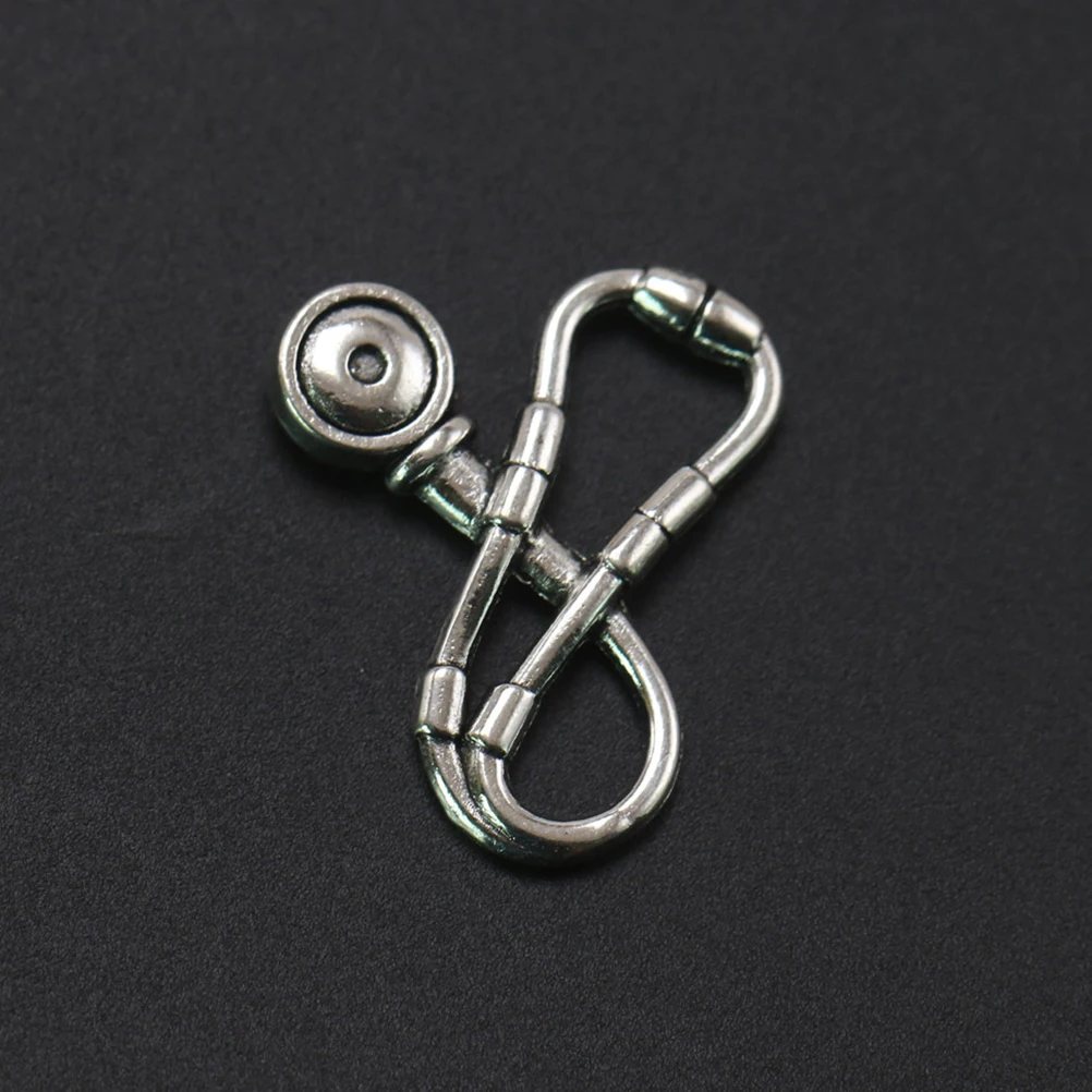 

50pcs Vintage Alloy Pendants Charms Unique Shape Diy Jewelry Making Accessories For Necklace Bracelet Keychain Decorative